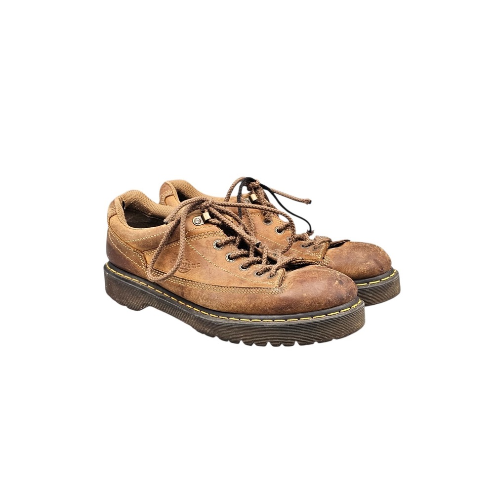 Dr Martens Men's Size 13 VTG 9A53 Tan Leather Chunky Platform Oxfords Shoes READ